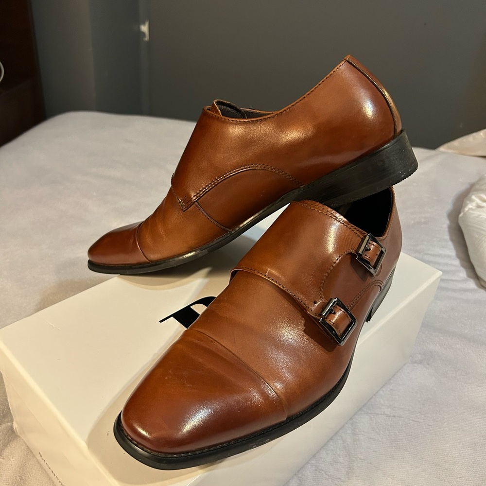 Brown Leather Men's Dress Shoes